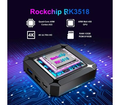 Зображення 4 HD медіаплеєр X96Q RK3518 2/32 Gb Wi-Fi + Ethernet