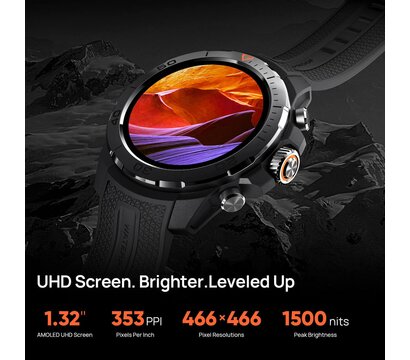 Зображення 4 Смарт-годинник Mibro GS Explorer Obsidian Black (XPAW017B)