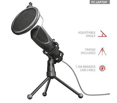 Зображення 5 Мікрофон Trust GXT 232 Mantis streaming microphone (22656)