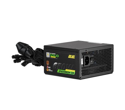 Зображення 5 Блок живлення 2E Gaming Solid Power 650W (2E-SP650BRSM-120)