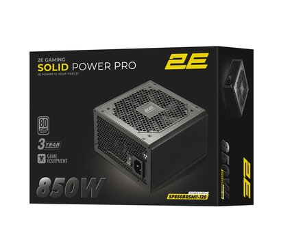 Зображення 5 Блок живлення 2E Gaming Solid Power Pro 850W (2E-SP850BRSMII-120)