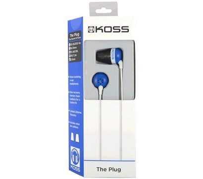 Изображение 5 Наушники Koss The Plug Blue (196544.101)