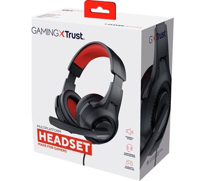Зображення 6 Навушники Trust Gaming Headset Black/Red (24785) універсальні