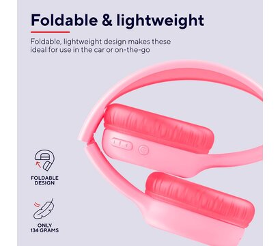Изображение 6 Наушники Trust Nouna Kids Wireless Pink (25274)