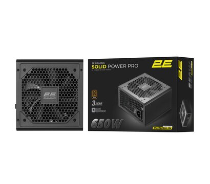 Зображення 6 Блок живлення 2E Gaming Solid Power Pro 650W (2E-SP650BRSMII-120)