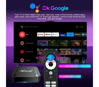Зображення 6 HD медіаплеєр X96Q RK3518 2/32 Gb Wi-Fi + Ethernet