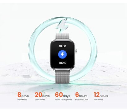 Изображение 6 Смарт-часы Mibro Fit 44mm Silver (XPAW027S)
