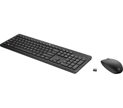 Зображення 2 Комплект мишка + клавіатура HP 230 Wireless Black (18H24AA)
