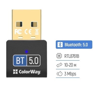 Изображение 6 ColorWay BT 5.0 (CW-AD-BT50)