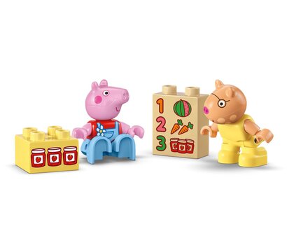 Зображення 2 Конструктор Lego Duplo Peppa Pig Трактор и рынок (10468)
