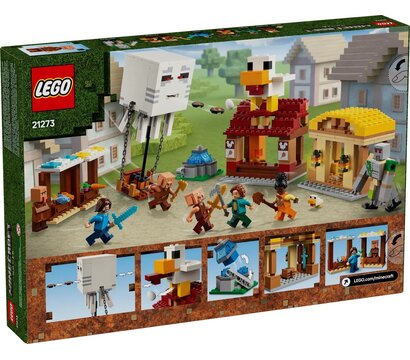 Изображение 2 Конструктор Lego Minecraft Нападение на деревню с воздушным шаром Гаст (21273)
