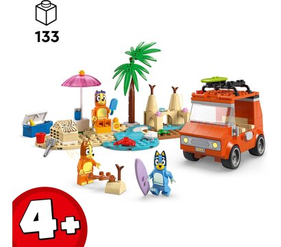 Зображення 3 Конструктор Lego Bluey Пляж и семейная поездка на автомобили Блуи (11202)