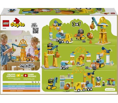 Изображение 4 Конструктор Lego Duplo Town 3-в-1 Строительная площадка и техника (10476)