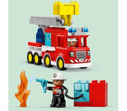 Зображення 4 Конструктор Lego Duplo Town Пожарная машина со шлангом и пожарным (10473)