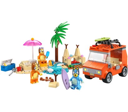 Зображення 4 Конструктор Lego Bluey Пляж и семейная поездка на автомобили Блуи (11202)