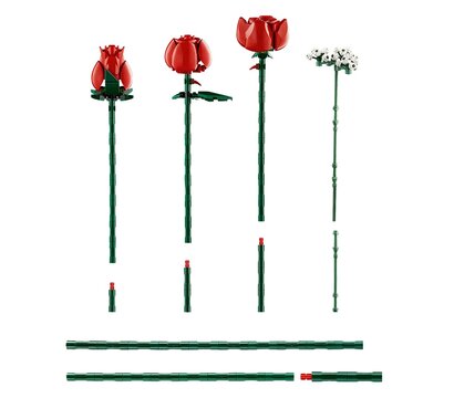 Зображення 6 Конструктор Lego Icons Botanicals Букет из роз (10328)