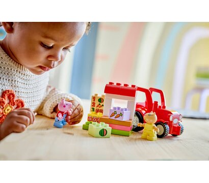 Зображення 6 Конструктор Lego Duplo Peppa Pig Трактор и рынок (10468)