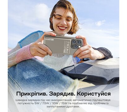 Изображение 8 Универсальная мобильная батарея Choetech B738 5000mAh QC3.0 PD3.0 White (43-00160), Цвет: белый