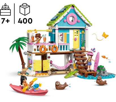 Зображення 2 Конструктор Lego Friends Пляжный домик с морскими котиками (42699)