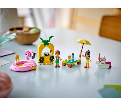 Зображення 3 Конструктор Lego Friends Вечеринка единорога и фламинго у бассейна (42658)