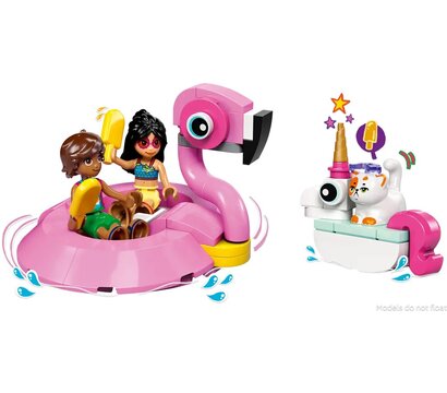 Зображення 5 Конструктор Lego Friends Вечеринка единорога и фламинго у бассейна (42658)