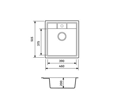 Зображення 4 Мийка для кухні Adamant Brick (4824296101204)