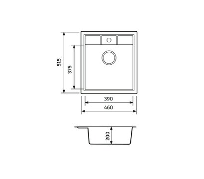 Изображение 5 Мойка для кухни Adamant Brick (4824296209206)