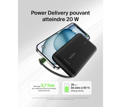 Зображення 2 Батарея мобільна Belkin 10000мАч USB-C (BPB021HQBK)