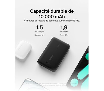 Зображення 3 Батарея мобільна Belkin 10000мАч USB-C (BPB021HQBK)