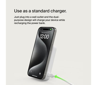 Зображення 4 Батарея мобільна Belkin 8000мАч Qi2 (BPD007BTWH)