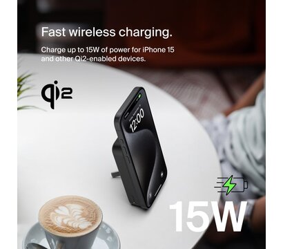 Зображення 5 Універсальна мобільна батарея Belkin 10000мАч Qi2 (BPD008BTBK)