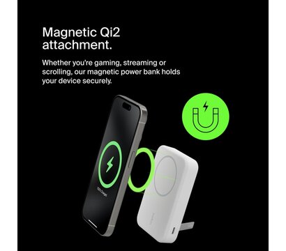Зображення 5 Батарея мобільна Belkin 8000мАч Qi2 (BPD007BTWH)