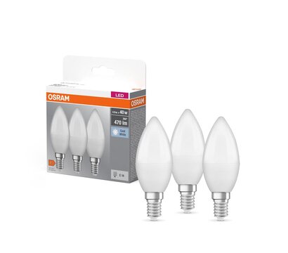 Зображення 2 Світлодіодна лампочка Osram Led E14 4.9Вт 4000К 470Лм B40 (4058075429680) з цоколем Е14