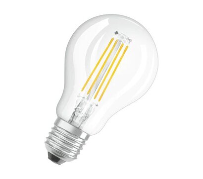 Зображення 2 Світлодіодна лампочка Osram LED Star P60 E27 5.5W 2700K 220V (4058075434882) з цоколем E27