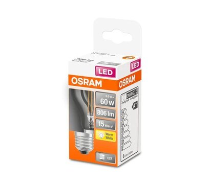 Зображення 4 Світлодіодна лампочка Osram LED Star P60 E27 5.5W 2700K 220V (4058075434882) з цоколем E27