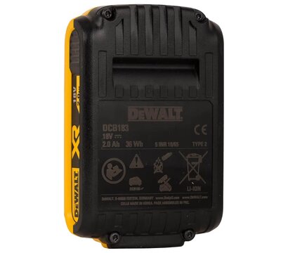 Зображення 5 Акумулятор DeWalt 18В Li-lon (DCB183_N314783)