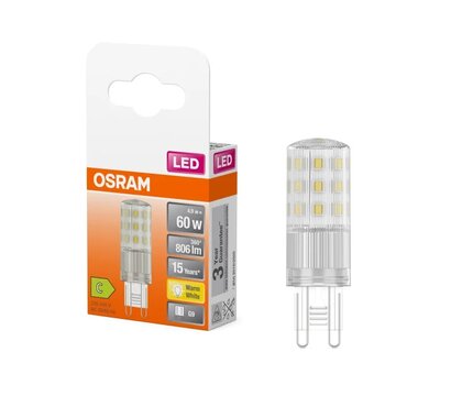 Изображение 5 LED лампа Osram LED G9 4,9W 806Лм 2700К PIN60 (4058075840522) на 60 Вт