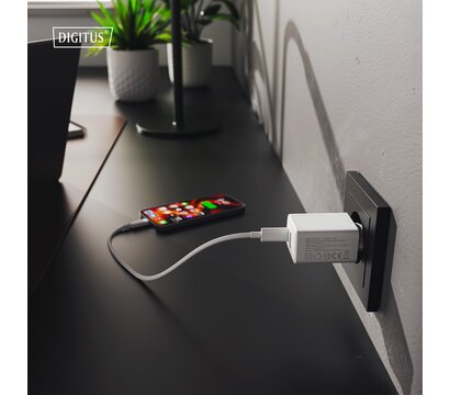 Зображення 2 Зарядний пристрій Digitus 1xUSB-C + 1xUSB 30W GaN (DA-10301)
