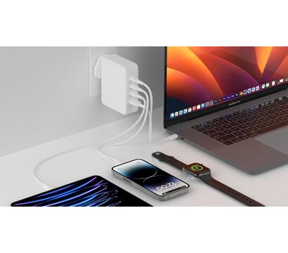 Изображение 2 Зарядное устройство Belkin 140W GaN 3хUSB-С (WCH014BTWH0