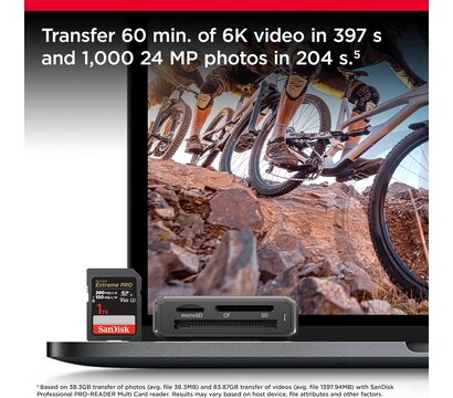 Изображение 4 Карта памяти SanDisk SDXC Extreme Pro UHS-II Class 10 U3 V90 64GB (SDSDXEP-064G-GN4IN)