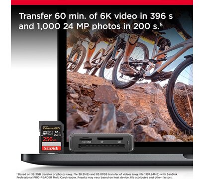 Зображення 4 Карта пам`яті SanDisk SDXC Extreme Pro UHS-II Class 10 U3 V90 256GB (SDSDXEP-256G-GN4IN)