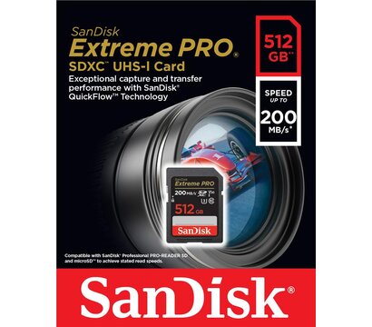 Изображение 4 Карта памяти SanDisk SDXC Extreme Pro UHS-I Class 10 U3 V30 512GB (SDSDXXD-512G-GN4IN)