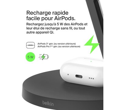Зображення 5 Зарядний пристрій Belkin Magnetic Pad Qi2 (WIZ032KQBK)