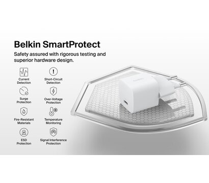 Зображення 5 Зарядний пристрій Belkin 25W USB-С PD (WCA012KQWH)
