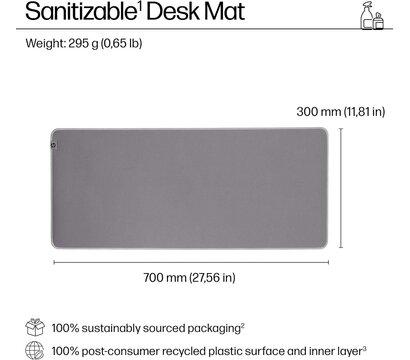 Зображення 5 Килимок для мишки HP 205 Sanitizable (8X596AA)