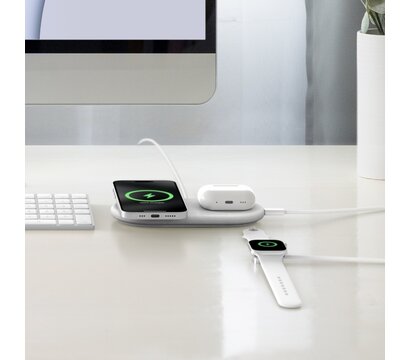 Зображення 6 Зарядний пристрій Belkin 2в1 Pad Qi2 (WIZ021VFWH)