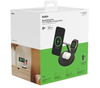 Зображення 6 Зарядний пристрій Belkin Magnetic Adjustable Pad Qi2 (WIZ023VFBK)