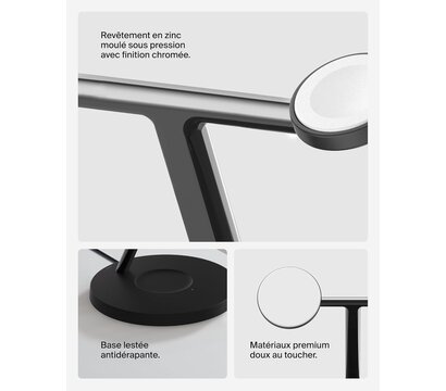 Зображення 6 Зарядний пристрій Belkin Magnetic Pad Qi2 (WIZ032KQBK)