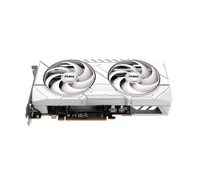 Зображення 3 Відеокарта Sapphire Radeon RX 9060 XT Pure Gaming OC White (16384MB, GDDR6, 192bit) — 11330-03-20G