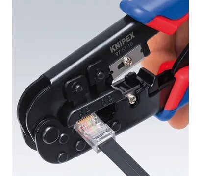 Изображение 3 Инструмент обжимной Knipex Western 190мм (97-51-10-SB)